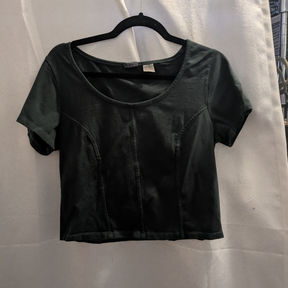 Levi's Dark Green Women's Corset Crop Top
